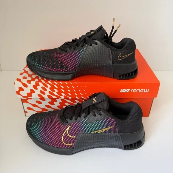 Nike Metcon 9 Premium Women's Training Shoes Size 7.5 Black/Fireberry FB7151-001 - Picture 9 of 13